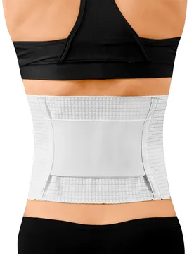 Bauch- und Rückenstützgürtel "stark" weiss - Hydas - FashionsVida