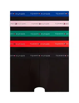 Boxers Um0um03893 Trunk 5 Unités Black / Black / Fire Red / Bon Pink / Alaskan Green / No Blue S
