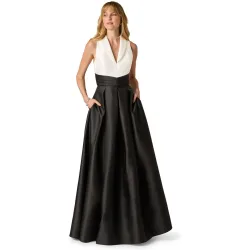 Vestido de mikado