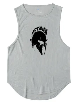 Men's Muscle Tank Top with Spartan Graphic - Athletic Workout Sleeveless Gym Vest - Aliexpress - FashionsVida