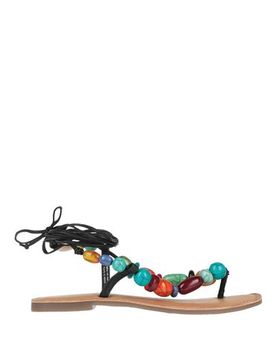 Sandalias de dedo Mujer Negro 36 Mujer