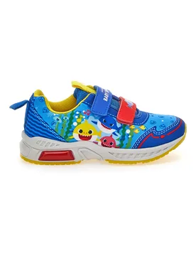 Sneakers Blu con Luci Bay Shark 7607 30 - BABY SHARK - FashionsVida