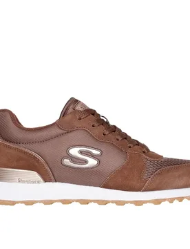 Baskets Og 85 Chocolate Suede / Nylon / Rose Gold Trim EU 38 - Skechers - FashionsVida