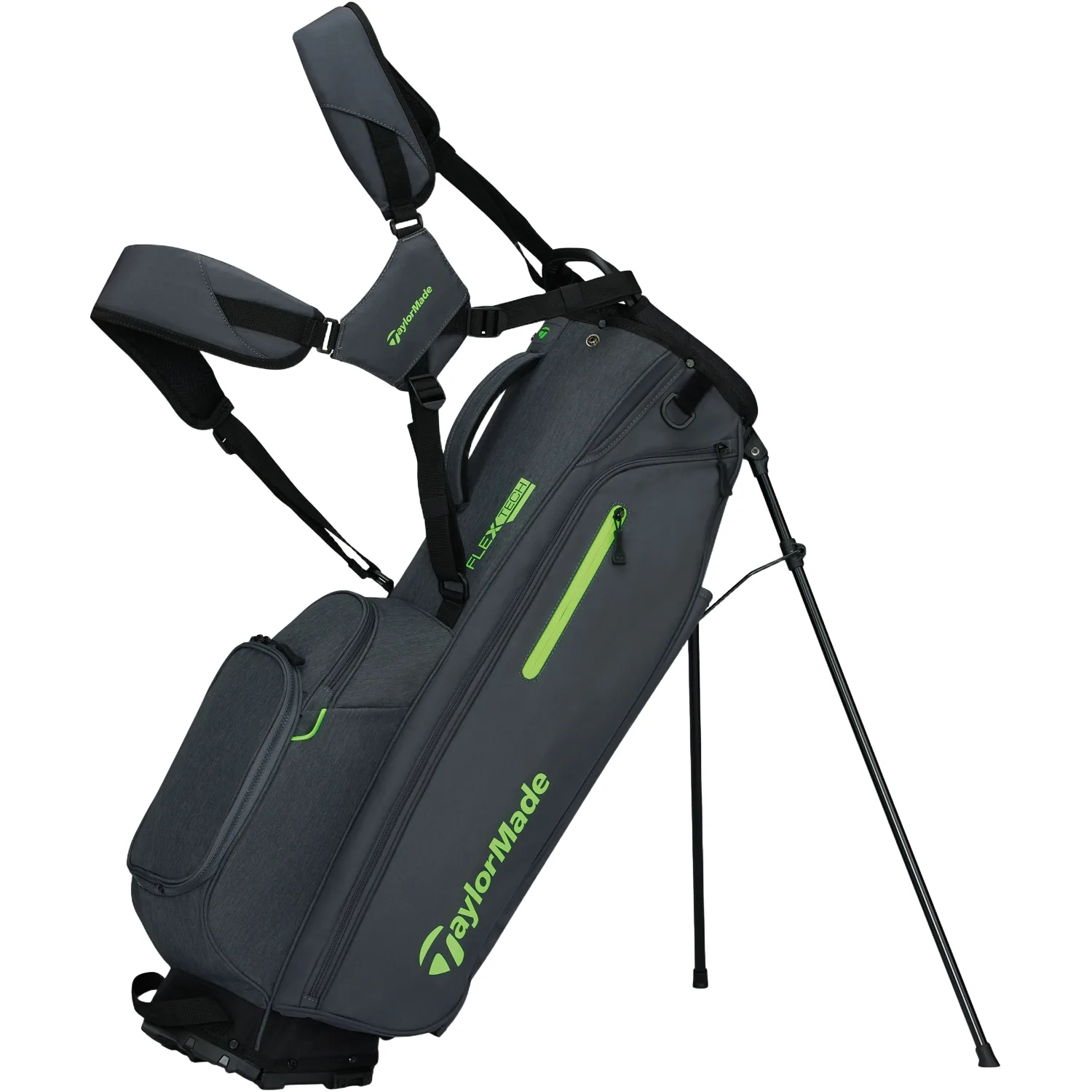 Standbag Flextech, grau/neongrün - TaylorMade - FashionsVida
