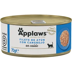 Comida húmeda para gatos adultos atún y cangrejo 70 g