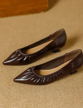 New Women's Shoes Exquisite French Style Casual Shoes for Woman Fashion Pointed Tip High Heels Designer Shoes Zapatos De Mujer - Aliexpress - FashionsVida