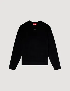 DIESEL K-Valiam Knit Cut-Out Logo - Diesel - FashionsVida