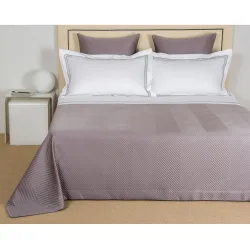 Colcha de seda y algodón Luxery Herringbone