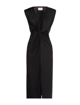 Midi-Kleid Damen Schwarz M Damen