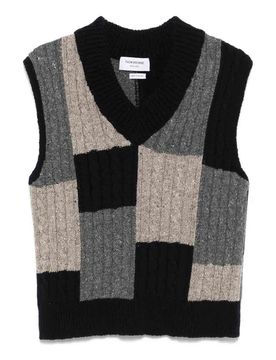 Thom Browne Gilet patchwork