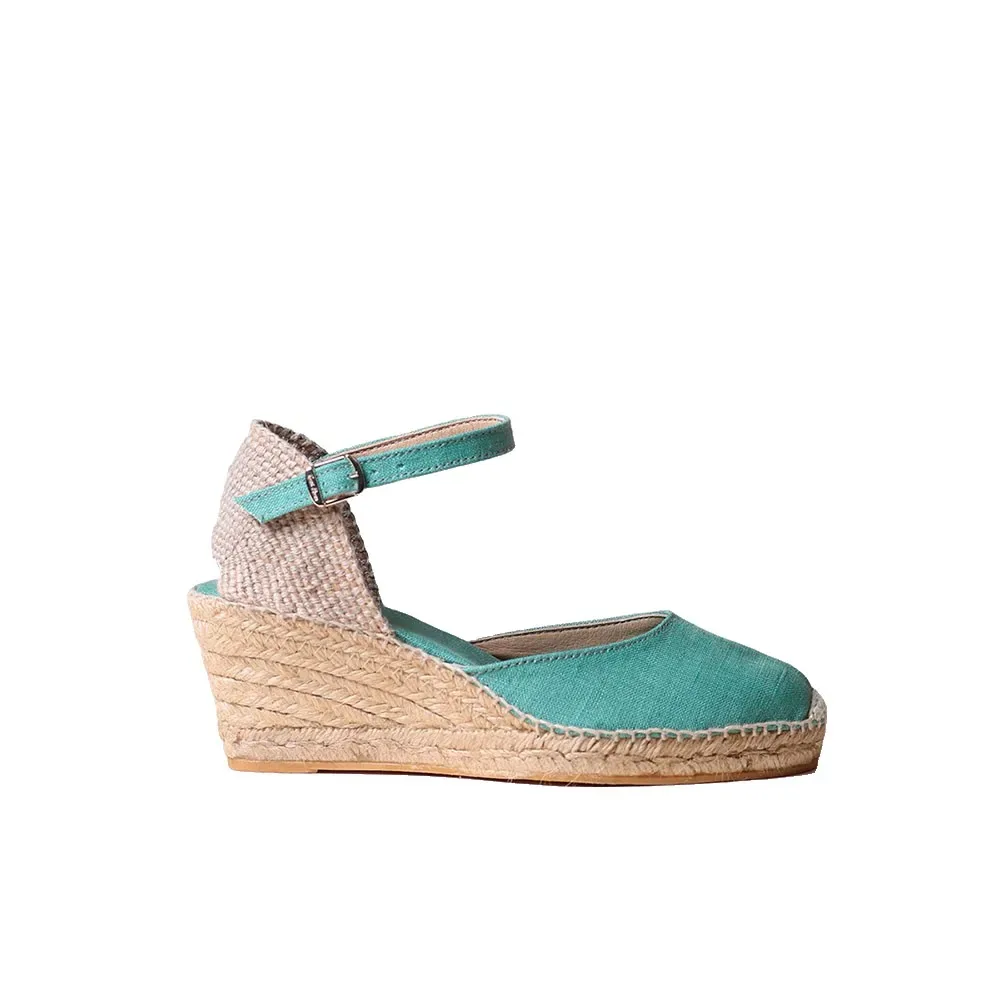 Pons Espadrilles Compensées Caldes Mint EU 41 - Toni - FashionsVida