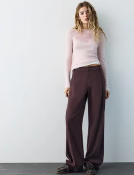 Darted Smart Trousers (Size: ) - Pull&bear - FashionsVida