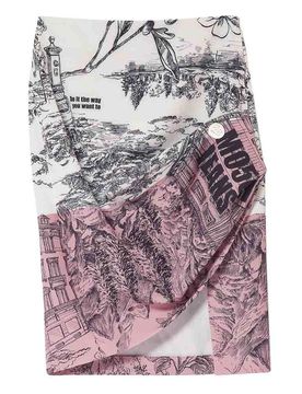 Moschino Jeans Gonna Stampa Milano