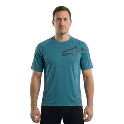Bicycle Maglia Da Enduro A Maniche Corte Rover Blue Sapphire / Grey