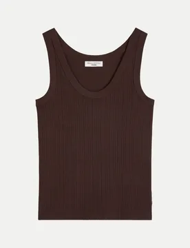 Marc O' Polo Slim- Fit Top Braun L - Marc O'Polo - FashionsVida