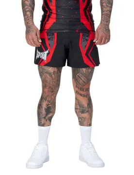 Short De Kick-boxing Et Muay Thai Willocs Black / Red / White S