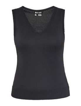 ROCKEASY Top de punto negro