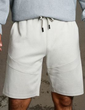 Sinsay - Pantaloncini jogger - nude