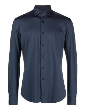 Camicia aderente a maniche lunghe