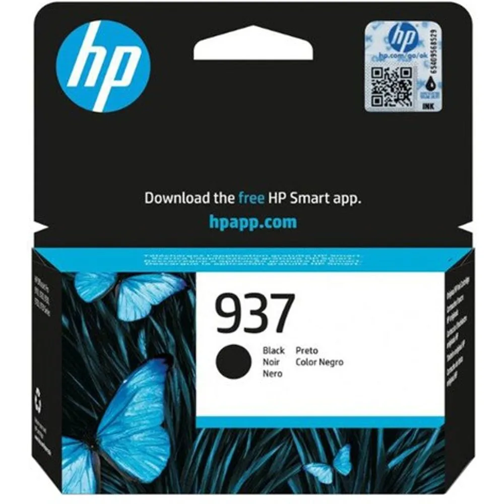Cartucho de tinta original 937 negro (4S6W5NE) - HP - FashionsVida