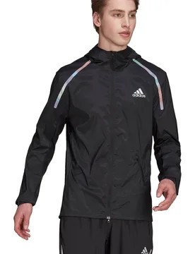 Marathon CHAQUETA RUNNING HOMBRE Negro (L) - Adidas - FashionsVida