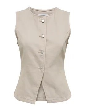 Only Damen Weste Beige 510427