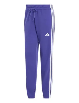 Joggers Essentials 3 Stripes French Terry Cuffed Pure Purple / White XL