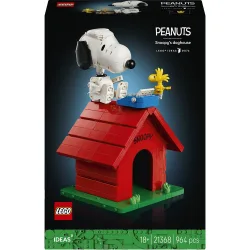 Juego de construcción Peanuts: La Caseta de Snoopy Ideas - 21368