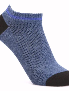 Coolmax® Seam‑free Trainer Socks - Blue - Size: M - Cosyfeet - FashionsVida