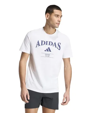 Hrtg Tns T Short Sleeve T-shirt White M - Adidas - FashionsVida
