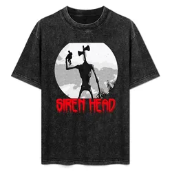 Siren Head T-Shirt Large Size Short Sleeve T-Shirt