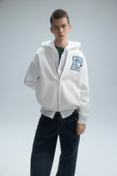 Peanuts Zip-Up Hoodie (Size: )