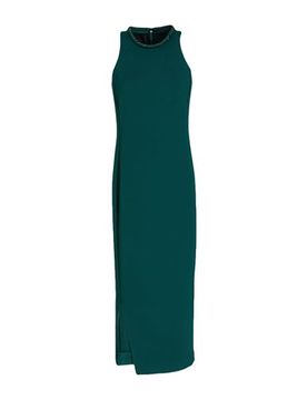 Midi-Kleid Damen Dunkelgrün 32,34,36,40 Damen