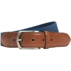 Cinturón de hombre casual de lona elástica