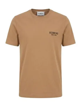 Camiseta Hombre Camel L,M,XL,XXL Hombre - Iceberg - FashionsVida