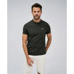 Camiseta de hombre lisa de manga corta