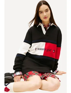 Vestido de mujer oversized Tommy Girl - Tommy Jeans - FashionsVida