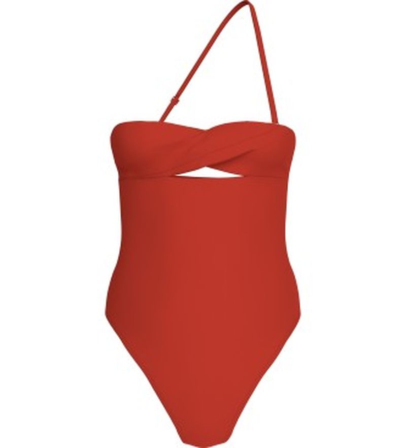 Para mujer. KW0KW02582 Bañador Structured Twist (S), Beachwear, Nylon