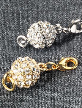 Magnetverschlüsse Gold & Silber, 2er-Set