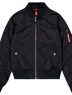 Industries Blouson Bomber Ma-1 Tt Black 16 Années Garçon - ALPHA - FashionsVida