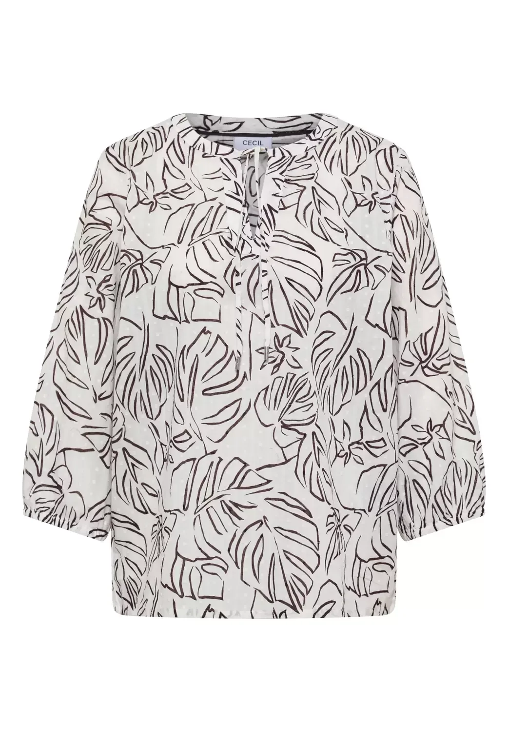 TOS Print Tunic Blouse female - L - FashionsVida