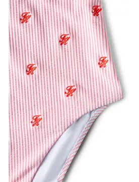 Maillot De Bain Uw0uw06540 Halter Rose Petal / White M