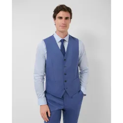 Chaleco de vestir de hombre liso