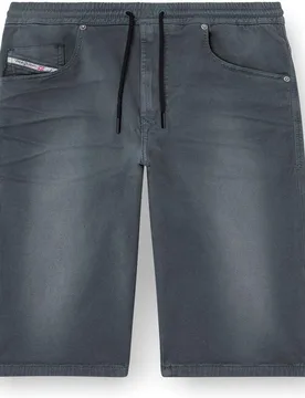 Pantalones cortos de hombre denim con cintura elástica - Diesel - FashionsVida