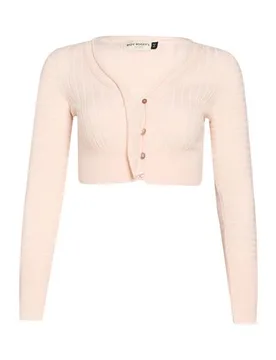 Strickjacke Damen Hellrosa S Damen - ROŸ ROGER'S - FashionsVida