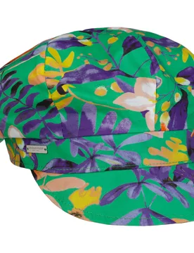 Colour Flowers Newsboy Cap by - green - Damen - Size: One Size - Seeberger - FashionsVida