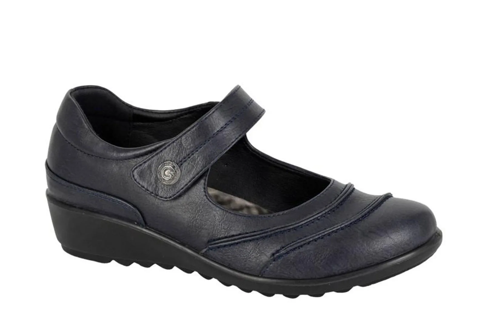 Rosie Womens Shoes - Navy - Size Uk 8 - Boulevard - FashionsVida
