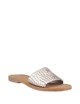 Women's Hetty Slide Sandal in Bronze Size: 5 - Bronze - Size: 5 - Hush puppies - FashionsVida
