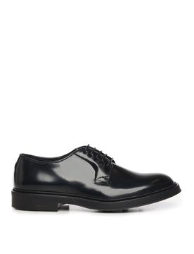 Stringata Alan In Pelle Spazzolata