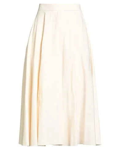 Midi-Rock Damen Elfenbein 34 Damen - White Sand - FashionsVida